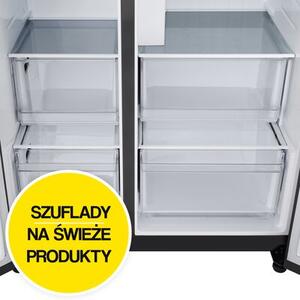 Lodówka LG GSLC40EPPE Side by Side 179cm Ciemny grafit NatureFresh