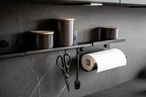 Samoprzylepny metalowy stojak na ręczniki kuchenne Jet – Wenko