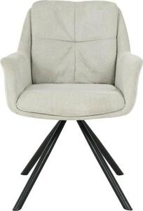 HowHomely krzesło HELIX - Nowoczesny design dla wygody, beżowy