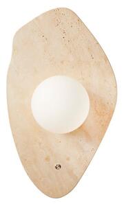 Beżowy kamienny kinkiet ø 10 cm Hilde – Opviq lights