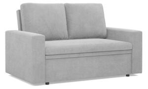 Sofa dwuosobowa, BLOM, sztruks, 148x87x90 cm, jasny szary | TYLETEGOTU