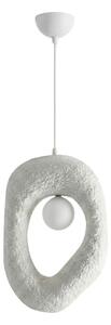 Biała metalowa lampa wisząca Lore – Opviq lights
