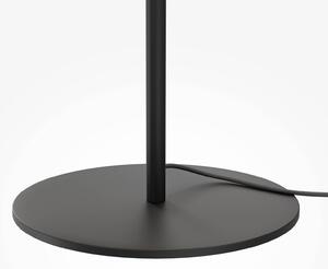 Maytoni Lampa stołowa Bergamo, aluminiowy / szary / cynkowy, salon / jadalnia, tkanina / materiał / jedwab, skandynawski