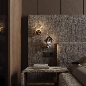 Maytoni Kinkiet LED Quadro, salon / jadalnia, szkło, nowoczesny