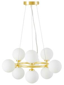 NOWOCZESNA LAMPA WISZĄCA KLASYCZNE ZŁOTO MARSIADA W9