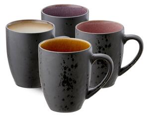 Czarne ceramiczne kubki zestaw 4 szt. 300 ml Gastro Black/Mix – Bitz