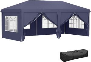 Altana Outsunny 5,85 x 2,95 m, altana ogrodowa, altana skadana z ochron przed promieniowaniem UV, stalowa