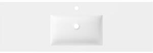 Mexen Otis umywalka wpuszczana w blat 141 x 46,5 cm, biała mat - 25181401