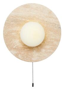 Beżowy kamienny kinkiet ø 12 cm Hilde – Opviq lights