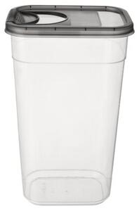 Pojemnik na produkty sypkie z dozownikiem GREY 3,2 l