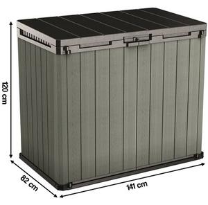 Schowek ogrodowy KETER SIO Darwin 1150L Zielony