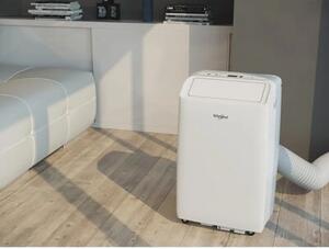 Klimatyzator przenośny WHIRLPOOL PACF29HPW Szósty Zmysł Osuszanie Czarny Wentylator Biały