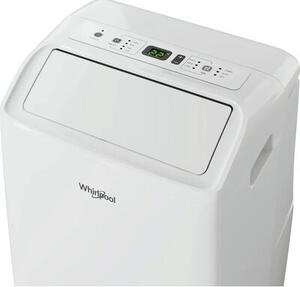 Klimatyzator przenośny WHIRLPOOL PACF29HPW Szósty Zmysł Osuszanie Czarny Wentylator Biały