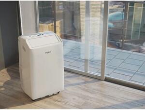 Klimatyzator przenośny WHIRLPOOL PACF29HPW Szósty Zmysł Osuszanie Czarny Wentylator Biały