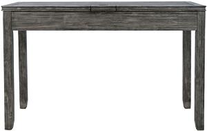 Biurko drewniane Avola AV1356-48 w stylu vintage - szarobrązowe