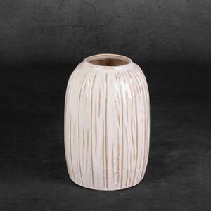 Wazon EUROFIRANY Liza 15 x 22 cm Kremowy