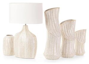 Wazon EUROFIRANY Liza 15 x 22 cm Kremowy