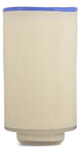 Kremowy szklany wazon (wysokość 21,5 cm) Milo – ONA