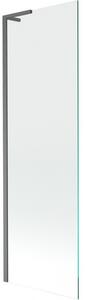 Mexen Next L parawan nawannowy 1-skrzydłowy 60 x 150 cm, transparent, gun gray szczotkowany - 895-060-000-03-00-66