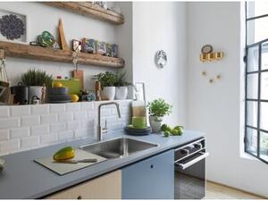 Bateria kuchenna stojÄ ca FRANKE Lina U pull-out z wyciÄ ganÄ wylewkÄ Chrom 115.0728.476