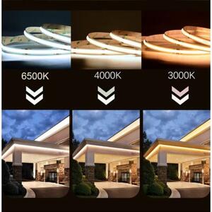 Taśma LED COB 320 jednolite światło ciepła barwa 12V 10W/m IP20 rolka 50m IdeaLED