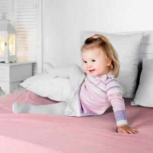 Prześcieradło EUROFIRANY Design 91 Frotte 220 x 200 cm Pudrowy róż