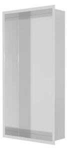 Półka łazienkowa wnękowa Estiva FALEZA Silver 60x30x10 cm srebrna 1 szt