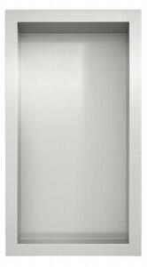 Półka łazienkowa wnękowa Estiva FALEZA Silver 60x30x10 cm srebrna 1 szt
