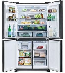 Lodówka SHARP SJ-MP780D-SL Side by Side No Frost 183cm 4D ION Plasmacluster Ciemny inox