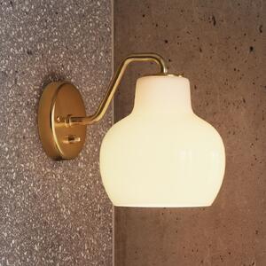 Lampa Ścienna Louis Poulsen, VL Ring Crown, złoty | mosiężny, salon, szkło, design