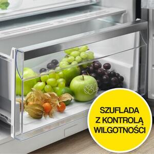 Lodówka ELECTROLUX LRC5ME38X2 186cm Srebrna