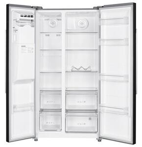 Lodówka MPM 513-SBS-17M No Frost 177cm Inox Side by Side Kostkarka Dystrybutor wody