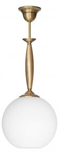 Elegancka złota lampa wisząca z kulą QC-S1D