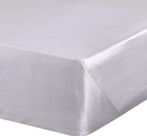 Prześcieradło EUROFIRANY Jersey z gumką 240 x 220 cm Jasnoszary