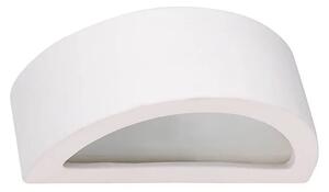 Biały ceramiczny minimalistyczny kinkiet H2-F14