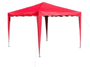 Altana ogrodowa skadana 3x3 m, czerwona
