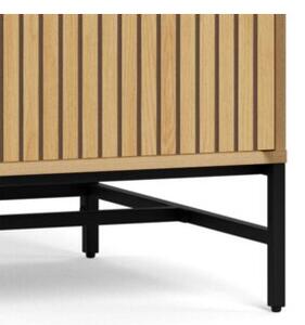 Szafa 200x51 cm Harper lamel z pÃ³Åkami i drÄ Å¼kiem na wieszaki