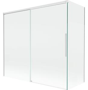 Mexen Rox parawan nawannowy 2-skrzydłowy rozsuwany 170 + 75 x 150 cm, transparent, biały - 8C9-170-075-20-00