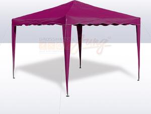 Altana ogrodowa skadana 3x3 m, bordowa