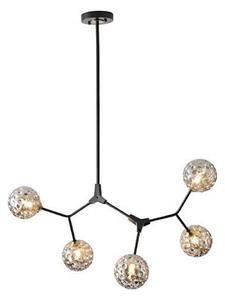 Eurolamp Żyrandol na drążku 5xG9/15W/230V szary EU0336
