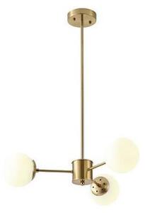 Eurolamp Żyrandol na drążku 3xE27/40W/230V mosiądz EU0327
