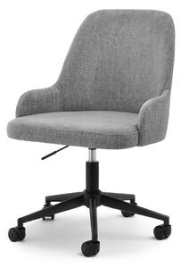 Krzesło biurowe regulowane mio move szare z czarną nogą na kółkach