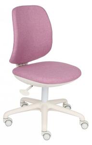 Krzesło dla dziecka Active White różowe, rośnie z dzieckiem, młodzieżowe