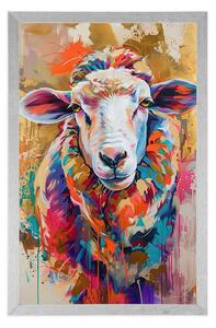 Plakat owca z imitacją Plakatu