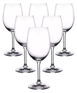 Crystalex 6-częściowy komplet kieliszków na wino LARA, 0,45 l
