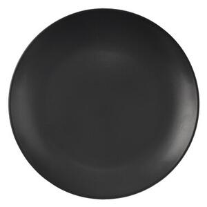 Orion Komplet ceramicznych talerzyków deserowych Alfa 21 cm, czarny, 6 szt