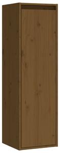 Szafka ścienna, miodowy brąz, 30x30x100 cm, drewno sosnowe