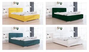 Tapicerowane łóżko z zagłówkiem 120x200 Oliban 3X - 36 kolorów