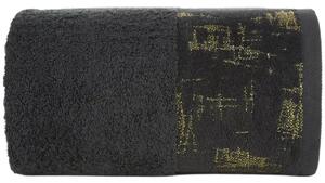 Ręcznik Leya (04) 50 x 90 cm Czarny