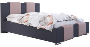 Podwójne łóżko tapicerowane 140x200 Lamar 2X - 36 kolorów